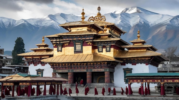 Photo mayadevi dalai temple tibetan india