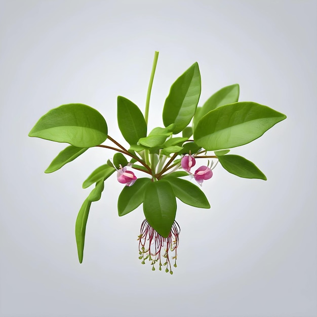 Photo mayflower epigaea repens minimalist style hyper realistic hyper detailed