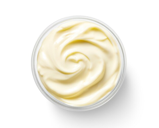 Photo mayonnaise isolated on white background