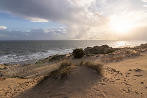 Spiaggia di mazagon nella provincia di huelva spagna una delle spiagge più belle della spagna