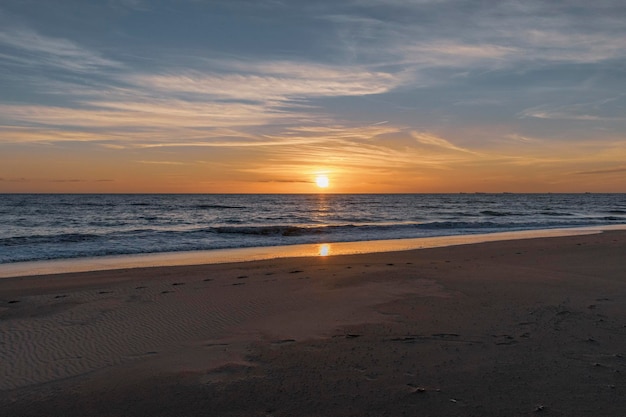 Mazagon strand in de provincie Huelva Spanje Een van de mooiste stranden van Spanje