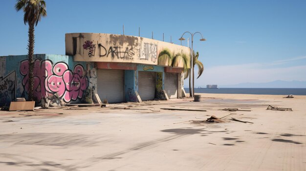 Mazatlan Mexico January 18 2023 The abandoned