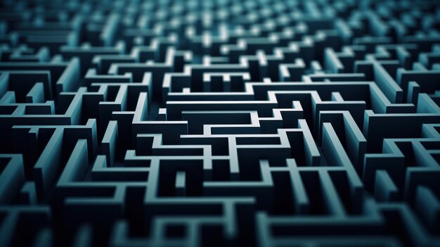 A maze is shown in this image ai