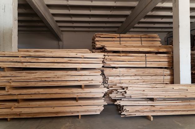 Photo mdf boards inside warehouse