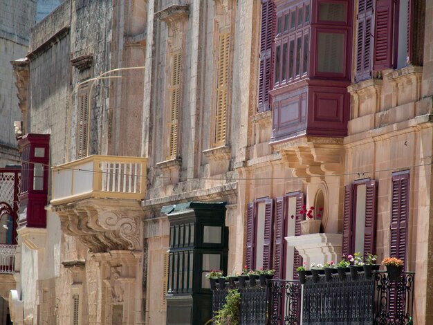 Foto mdina sull'isola di malta