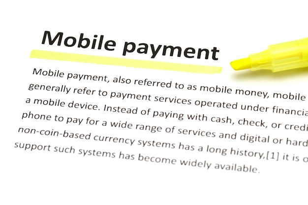 Meaning of mobile payment