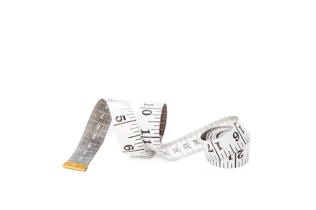 Photo measure tape isolated