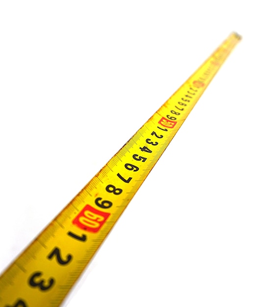 Measure with tape measure tape measure