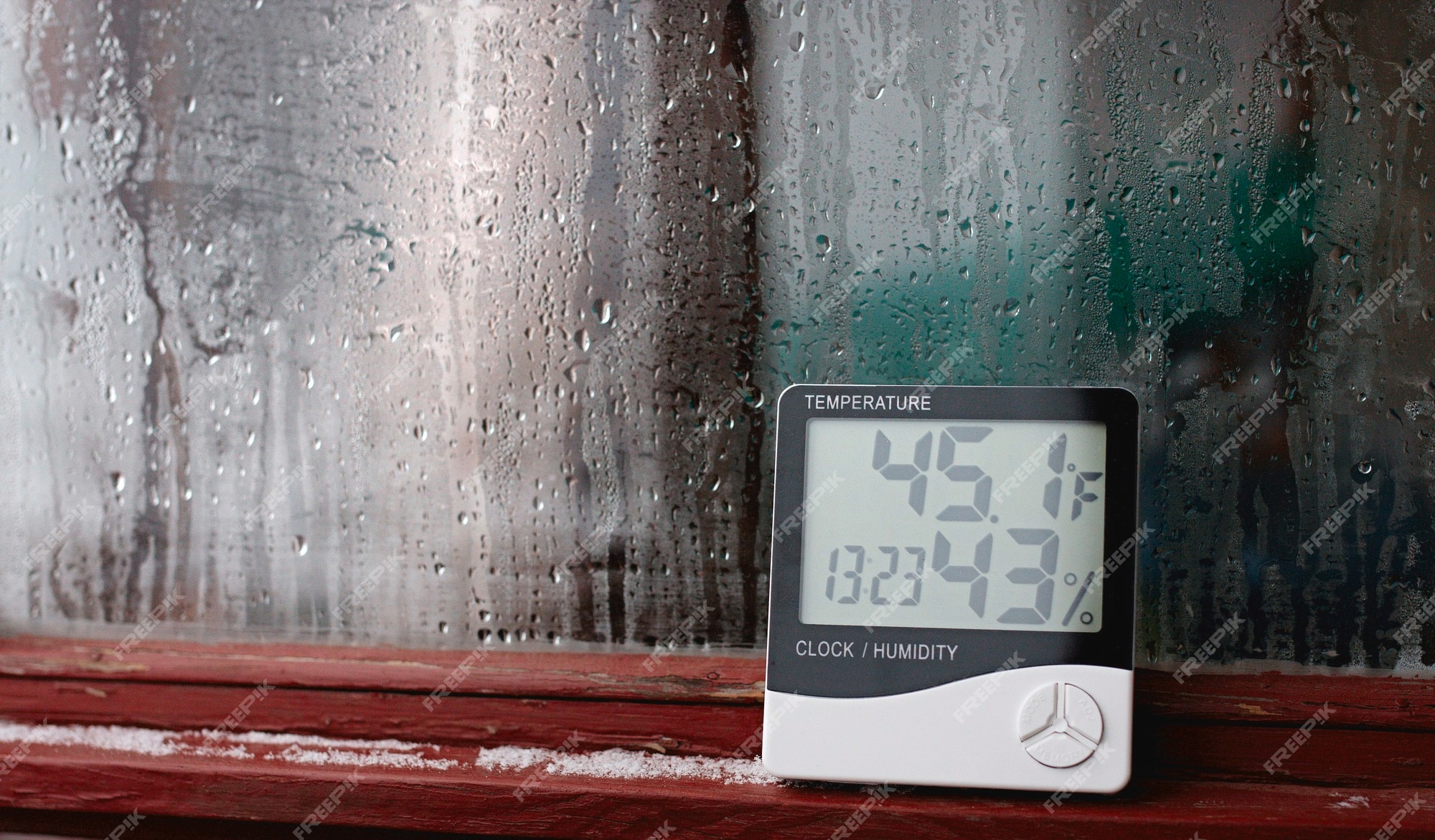 HYGRO-THERMOMETER HUMIDITY ALERT WITH DEW POINT