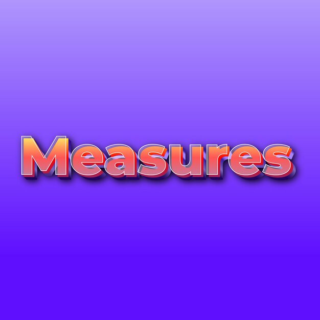 MeasuresText effect JPG gradient purple background card photo