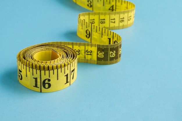 Photo measuring tape still life