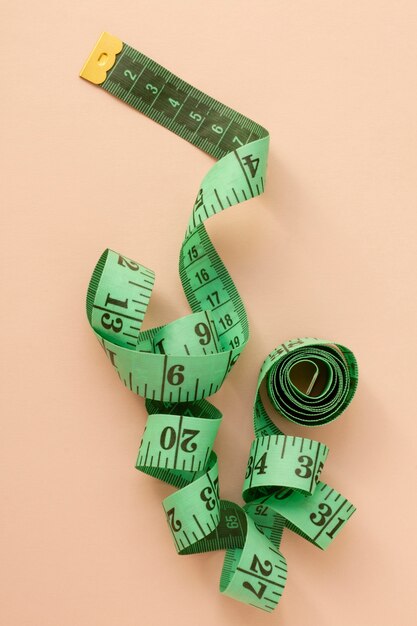 Photo measuring tape still life