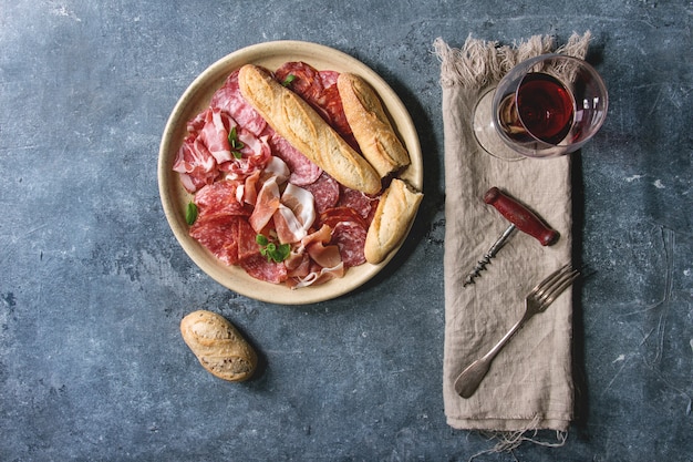 Piatto di carne assorti