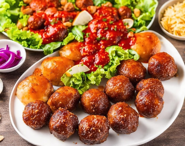 Meatballs with sauce swedish