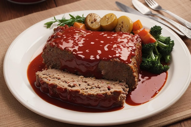 Meatloaf appreciation with roasted potato