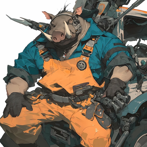 Mechanic Piglet the Ultimate Fixer