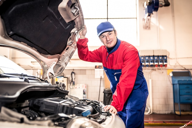 Mechanic portrait