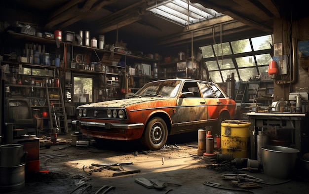 Mechanic Repair Car Shop