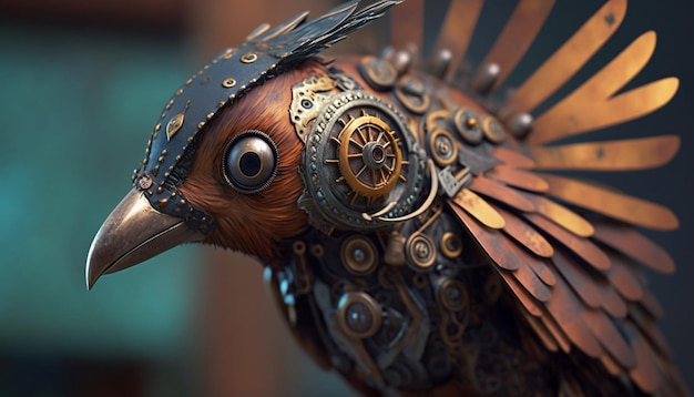 A mechanical bird kinetic