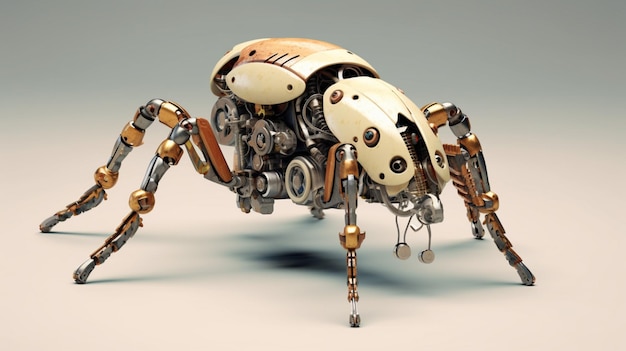 Photo mechanical detailed robotic crawling