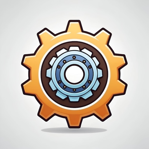 Mechanical gear Cogwheel icon Gear system Industrial machinery Gear mechanism Technical cog En