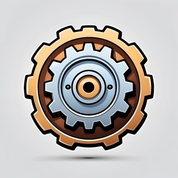 Mechanical gear Cogwheel icon Gear system Industrial machinery Gear mechanism Technical cog En