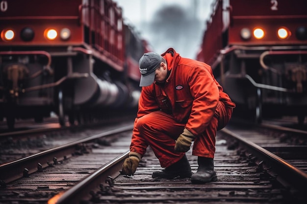 mechanisch ingenieur of professionele onderhoudstechnicus die veiligheidskleding draagt, gebruikt een sleutel