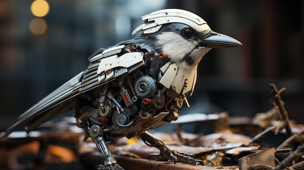 Mechanische speelgoedvogelrobot