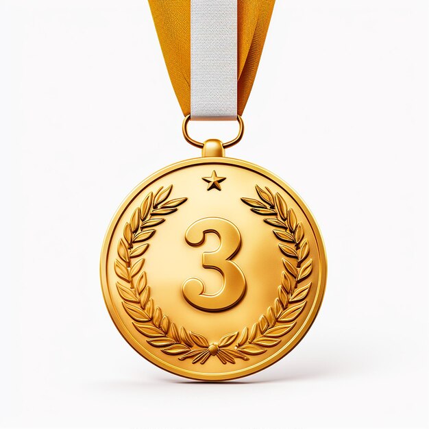 medal with white background