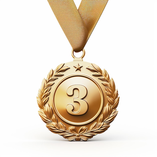 medal with white background