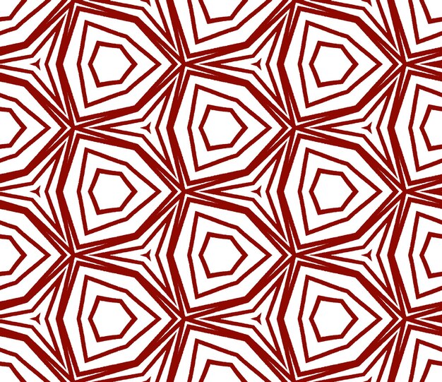 Photo medallion seamless pattern maroon symmetrical