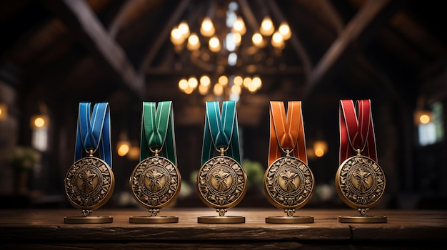 Medals for winner