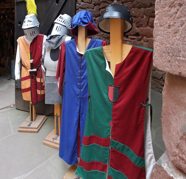 Photo mediaeval tunics