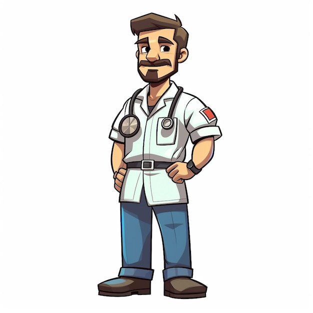 medic man illustration