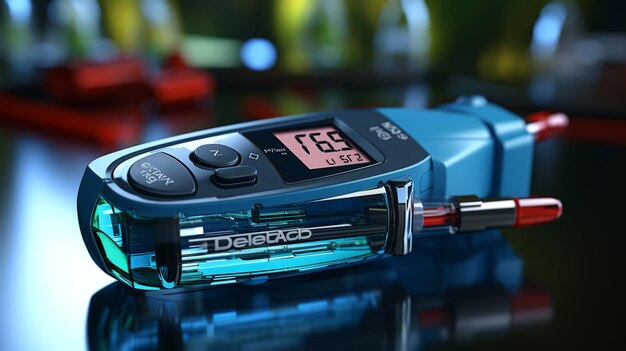 Photo medical blood glucose measurement