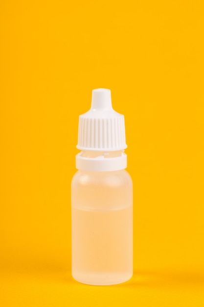 Medical bottle close up