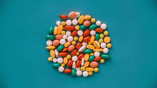 Medical composition with pills