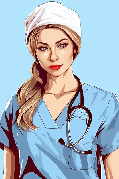 Medical Doctor Nurse Laboratory Professional tshirt design vector