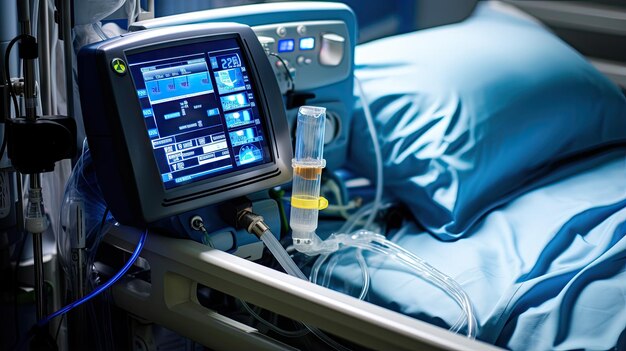 medical equipment Artificial lung monitoring machine in intensive care unit