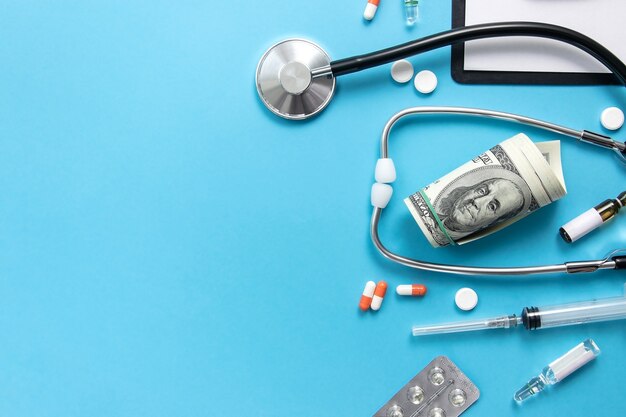 Medical financial concept.