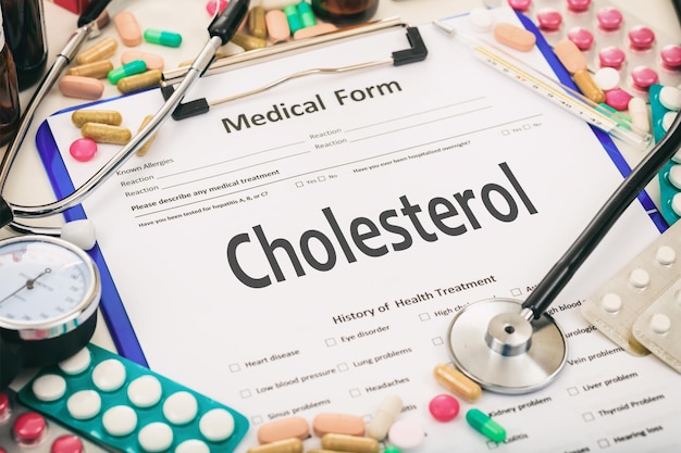 Medical form diagnosis cholesterol