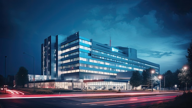 Medical healthcare hospital building