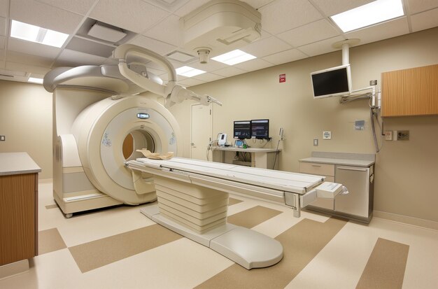 Photo medical imaging suite with mri machine