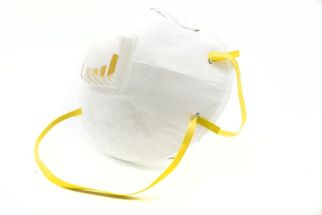 Medical mask in white background