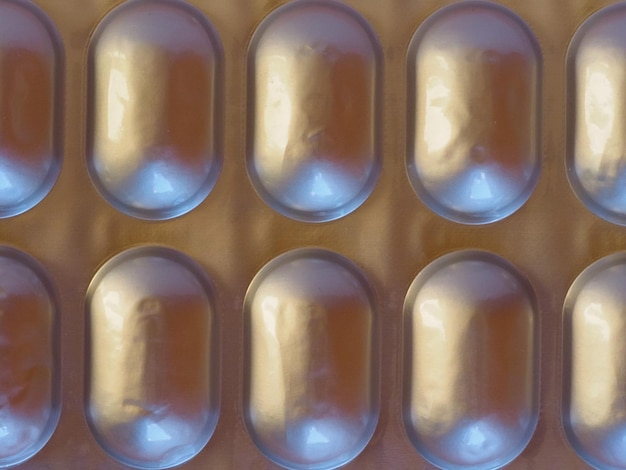 Medical pills detail