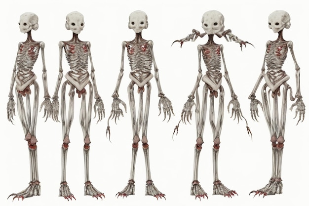 医学研究 人間の骨格モデルの標本 人間の体の解剖学 骨格モデル