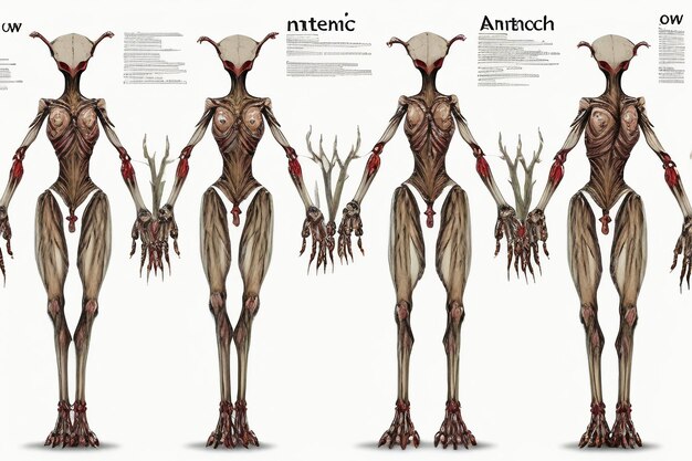 Photo medical research human skeleton model specimen human body anatomy skeleton model