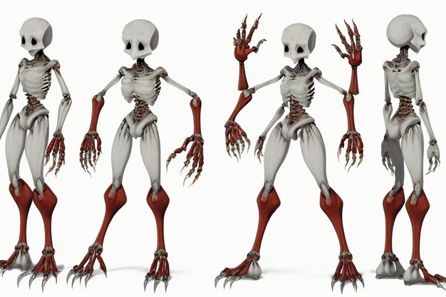 Medical research human skeleton model specimen human body anatomy skeleton model