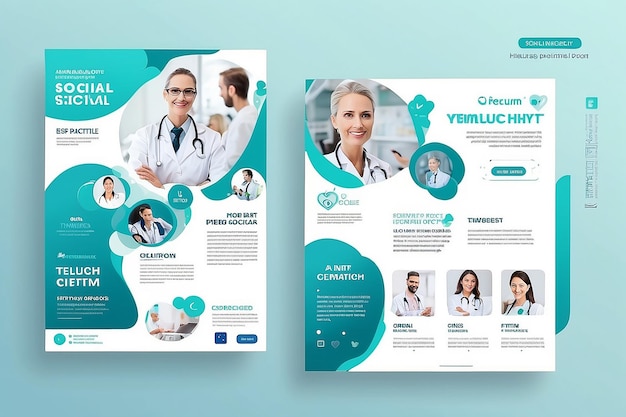 Medical Social Media Post Template Healthcare Social Media Banner Template Healthcare post social media banner ad