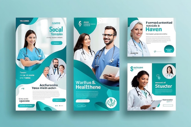 Medical Social Media Post Template Healthcare Social Media Banner Template Healthcare post social media banner ad